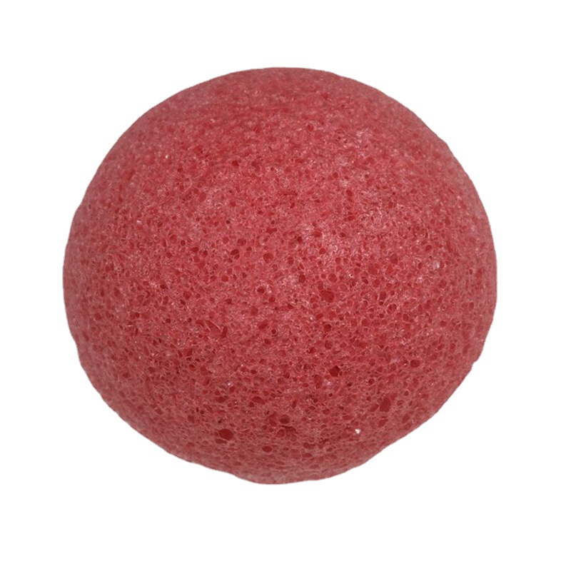 Konjac sponge face washing puff round aloe green konjac face washing cotton beauty face washing puff cleansing makeup remover konjac face washing puff