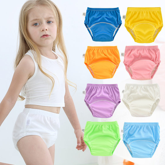 2024 Baby Training Pants Washable 6-Layer Polyester Diaper Pants Baby Diaper Pants Cotton Study Pants Summer Diaper