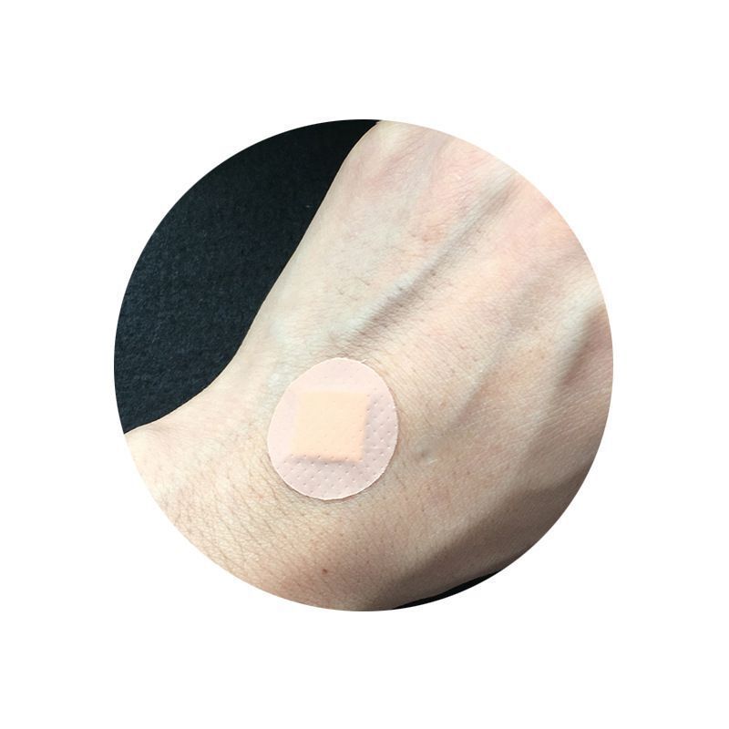 Medical Round band-aid embedding thread post-inoculation pinhole stickers baby vaccine stickers cute infusion stickers waterproof stickers