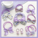TFQ004-9# dark purple bowknot 10-piece set