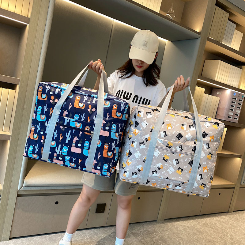 Large Capacity Clothes Storage Bag Folding Travel Storage Bag Quilt Storage Bag Handheld Luggage Bag Short-distance Travel Bag