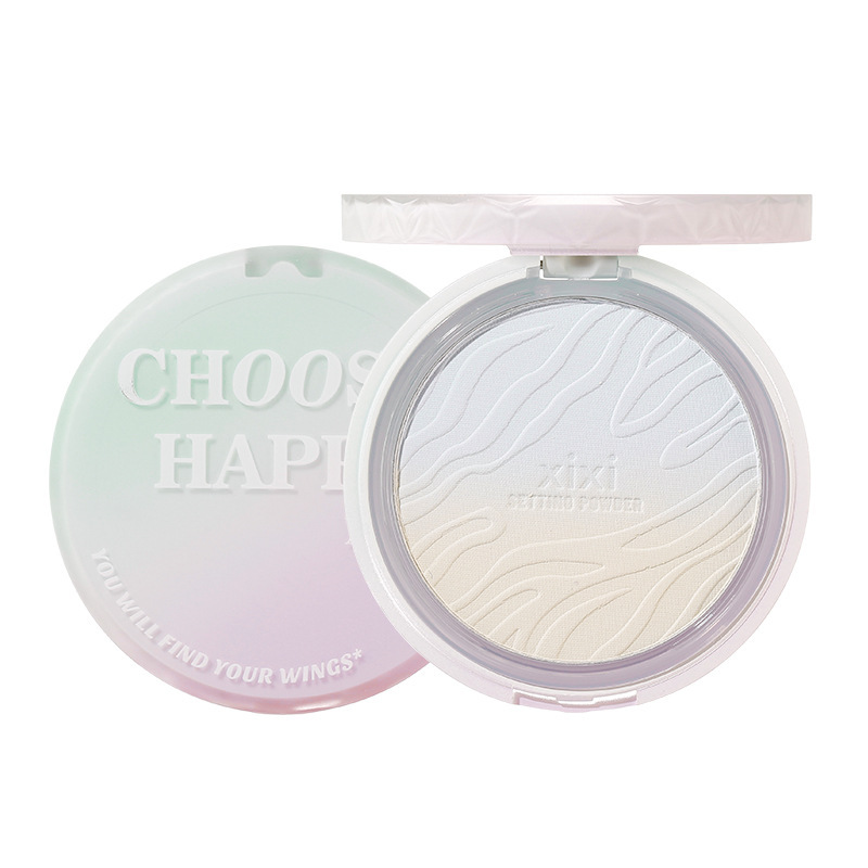 xixi rain ink Yunqi soft coke powder cake long-lasting concealer makeup loose powder waterproof sweat-proof not easy to take off makeup honey powder cake