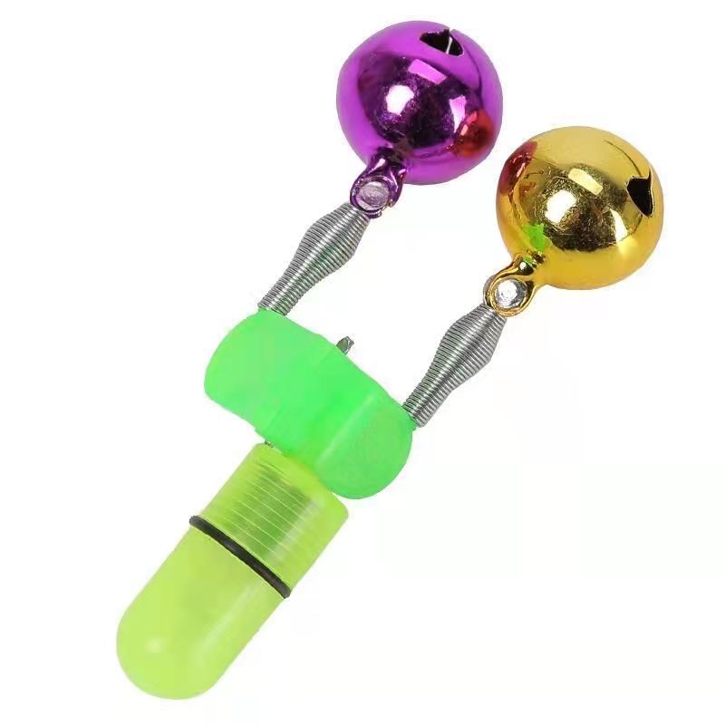 Bell wholesale fishing bell alarm multi-type pole Bell spiral double-ring copper bell fishing gear accessories