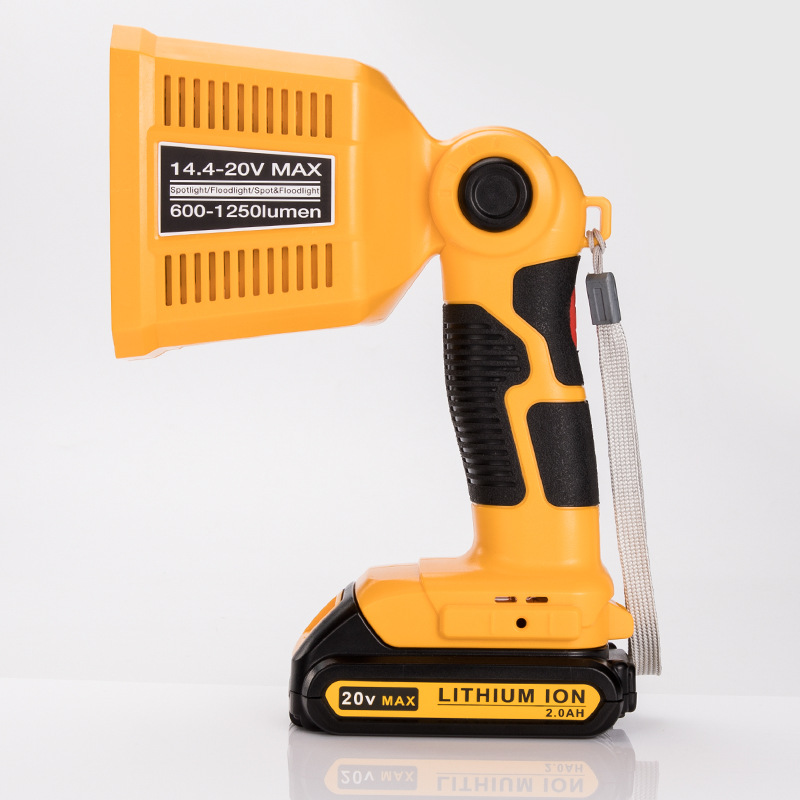 DW horizontal vertical lamp suitable for Dewei dewalt electric tool 18V lithium battery outdoor LED lighting lamp