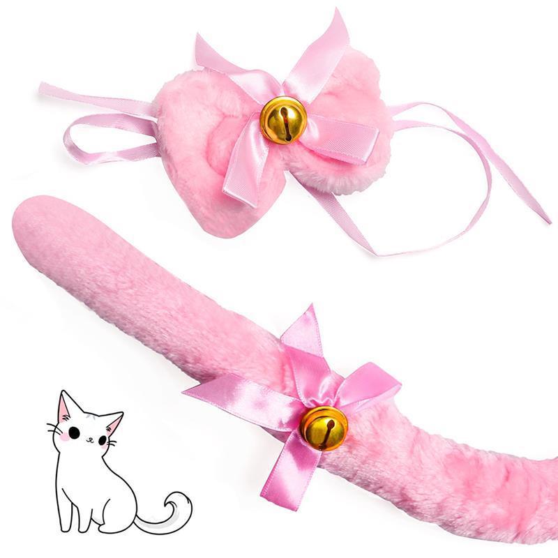 Supply of cute cat cosplay props, cat ears, headbands, cat paws, gloves, cat tail accessories set