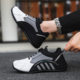 Men's Shoes Front Lace-up High-end New Style Shoes Breathable Men's Running Shoes All-match Swivel Button sneaker Men's Style