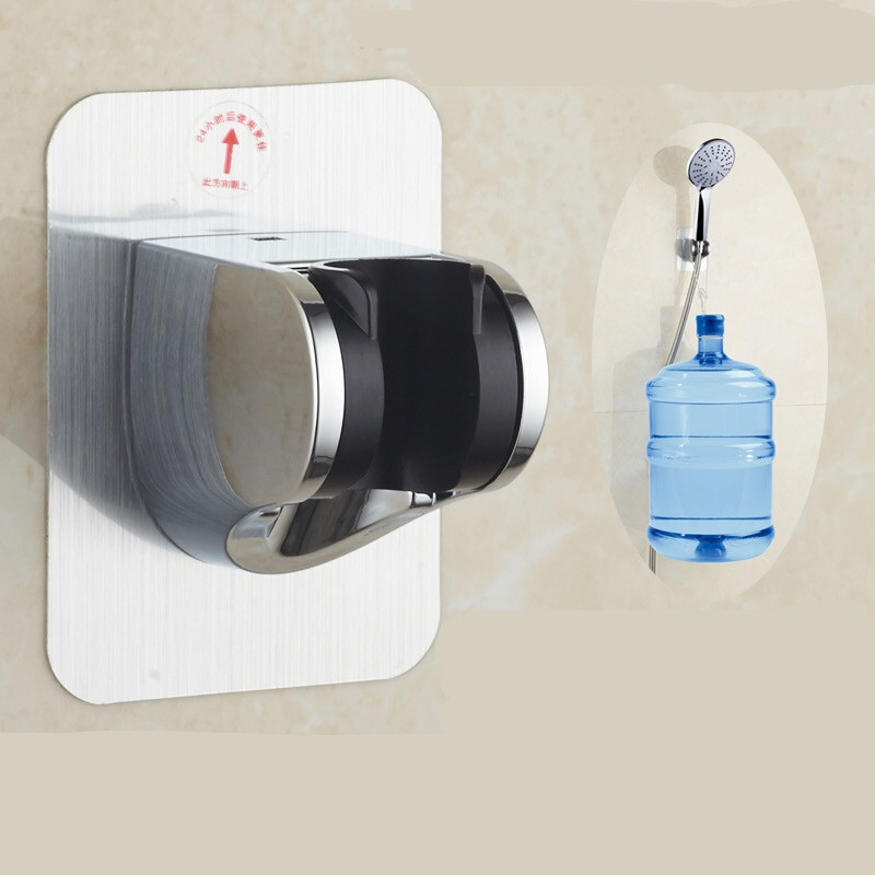 Shower head bracket punch-free suction cup adjustable bathroom shower head nozzle fixed base