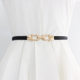 Elastic Thin Belt Women's Ins Style Decorative Golden Hook with Skirt Small Size Elastic Waist Chain 3 Sizes