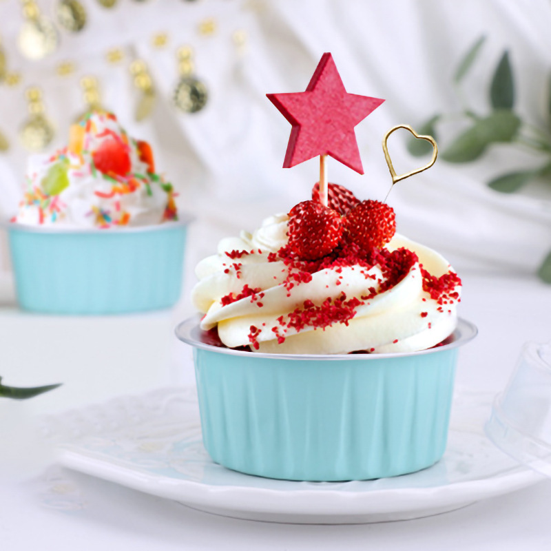 Disposable air fryer oven special tin paper bowl reusable colorful round tin paper box with lid wholesale