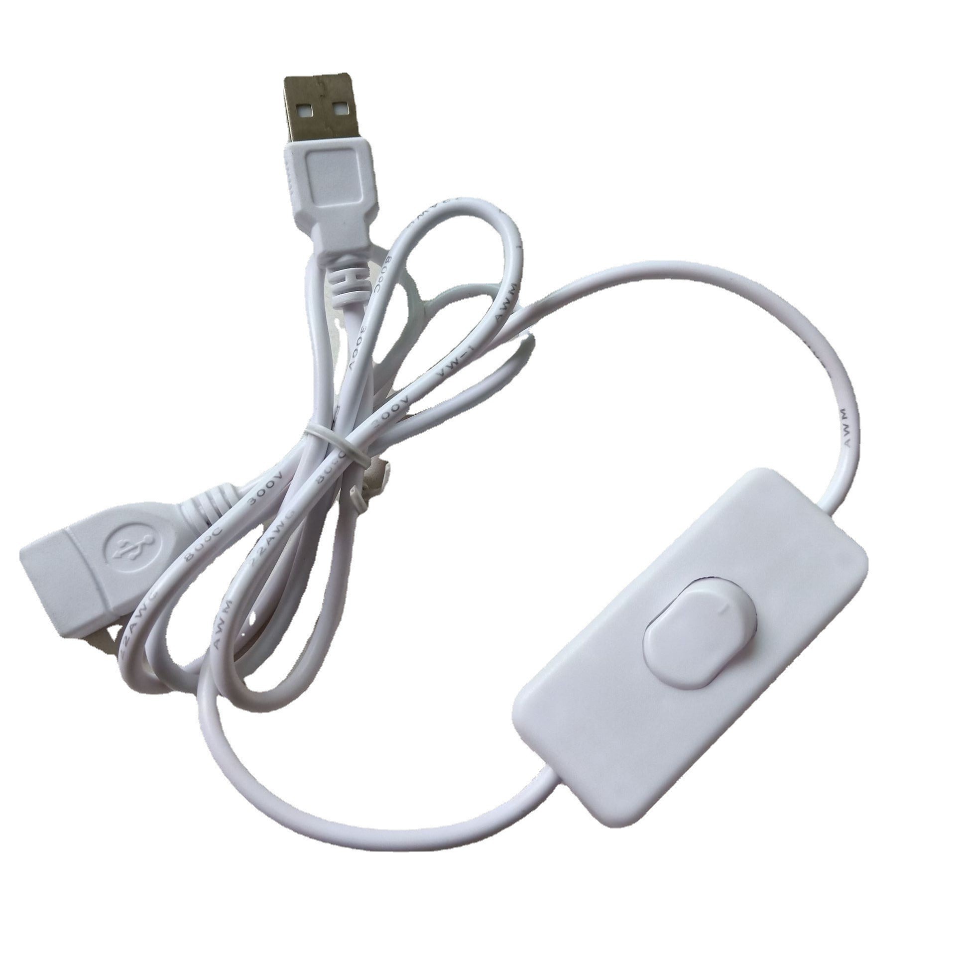 USB-удлинитель с переключателем USB папа-мама Удлинитель данных USB 4-ядерный удлинитель для передачи данных 1 м