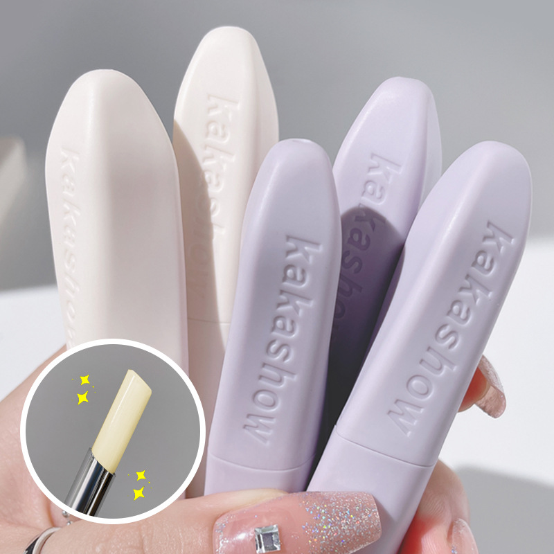 kakashow Lip Balm Essence Moisturizing Hydrating Desalination Lip Pattern Lip Base Colorless Lip Balm Light Pattern Lip Film