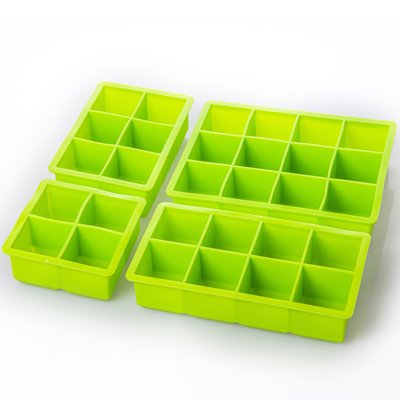 Children's Silicone Food Supplementary Box Silicone Ice Mould Split Freeze Refrigerated Storage Food Supplementary Box Ice Pot