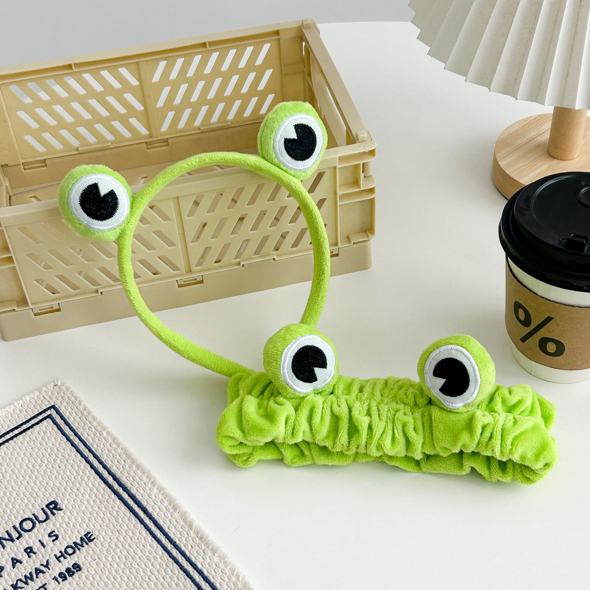 Cartoon Cool Frog Hair Band Internet Celebrant Cute Animal Hair Band Women's High Cranial Top Head Band Plush Hair Accessories Wholesale