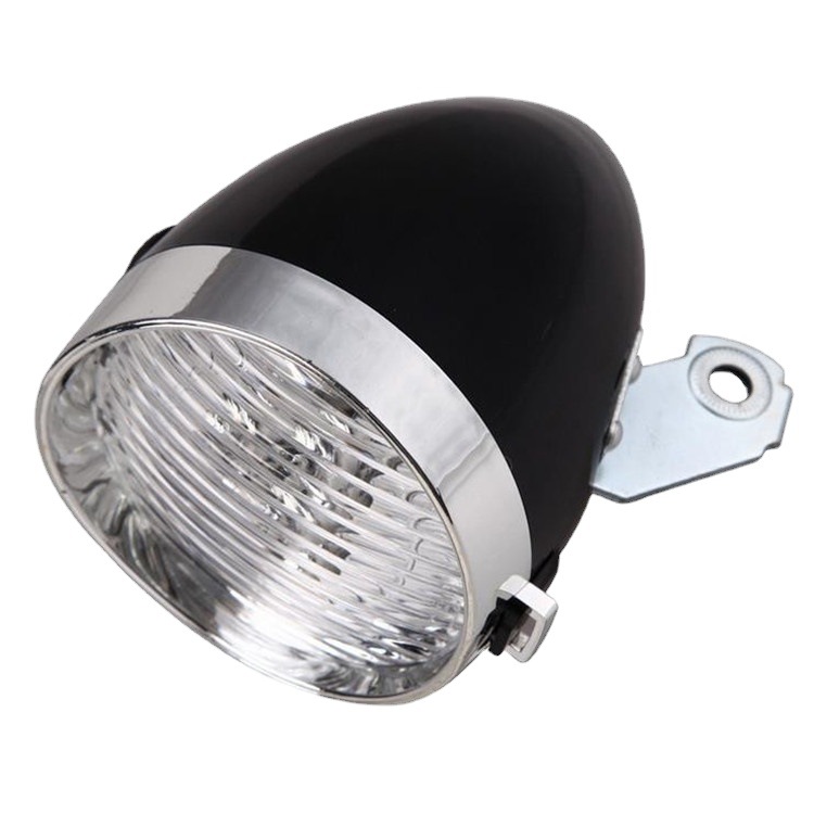 Factory Bicycle Headlight Mountain Bike Retro Headlight 3LED Cycling Light Car Front Light Night Riding Equipment