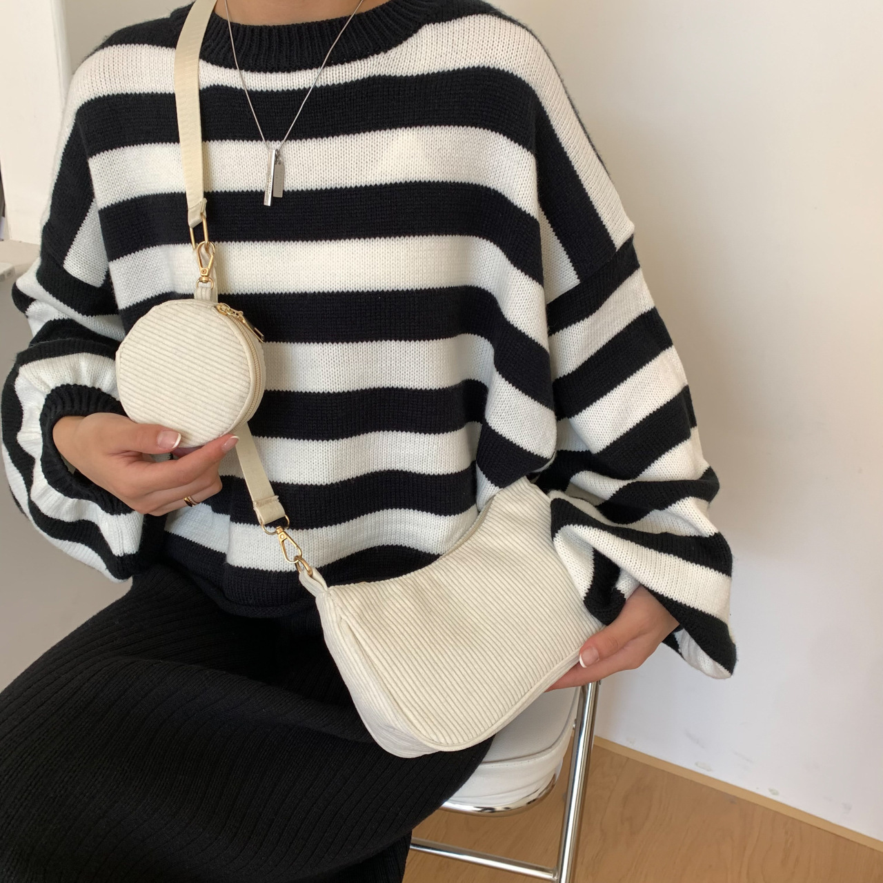 Foreign trade armpit bag 2023 new women's bag Korean version of simple fashion shoulder handbag net red bag a generation of hair