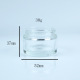 30g; transparent; glass