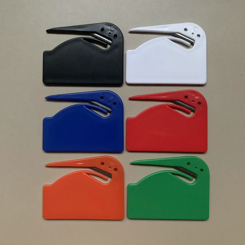 Cross-border exclusive for spot non-slip letter opener with hook envelope knife office use letter opener simple paper cutter