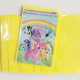 Yellow laser love card film 66 * 91mm 20 silk [50]]