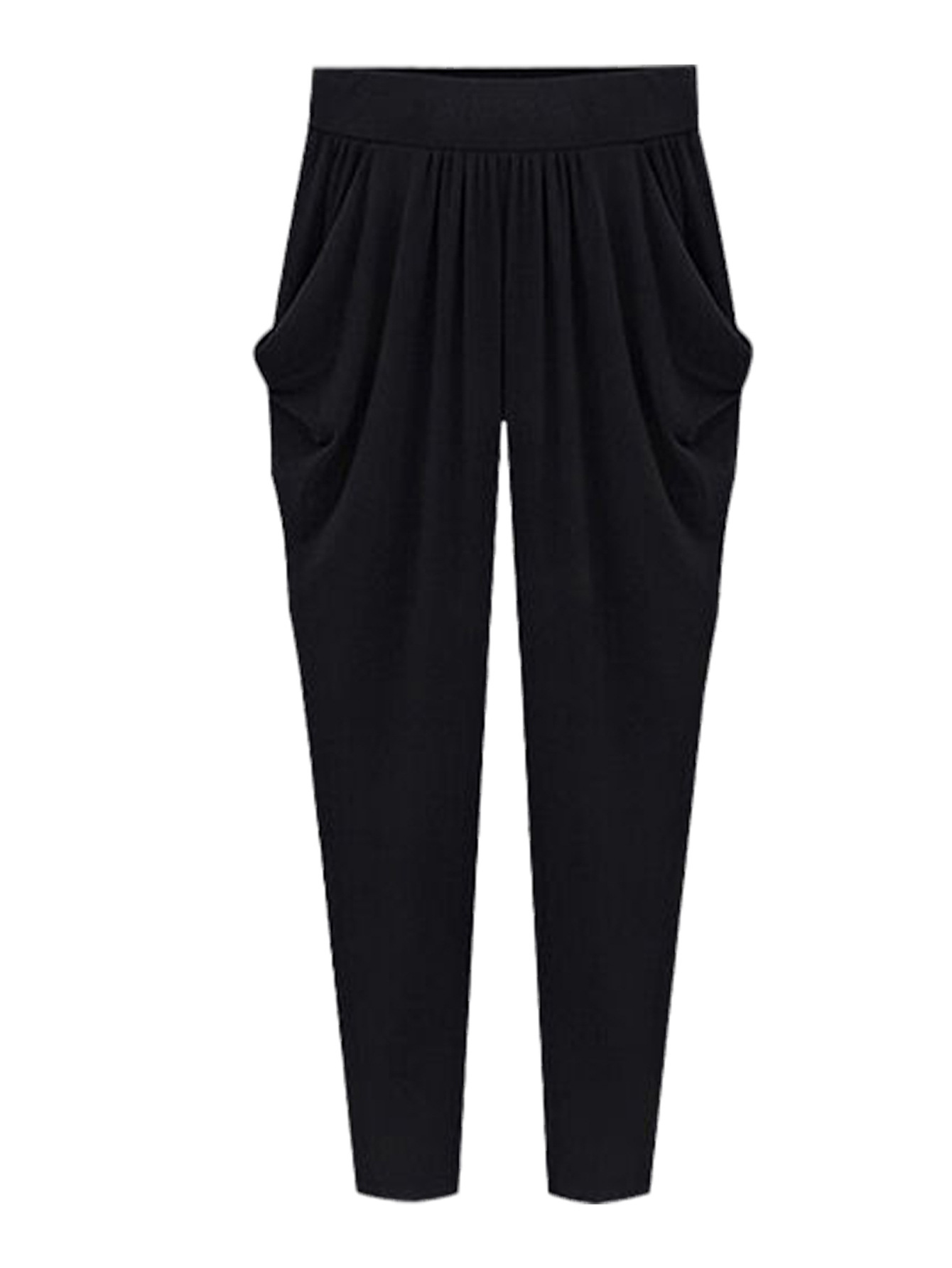 Large size milk silk fat mm Harlan pants women's summer loose casual pants 200kg fat sister thin slim women
