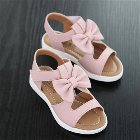 Children's shoes 2023 Summer girls' flat sandals children's summer hollow shoes beach shoes casual sandals