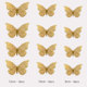 Hollow Butterfly H Gold
