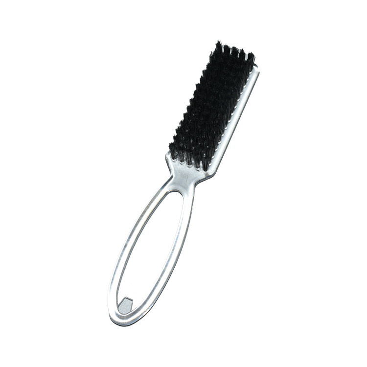 European and American Hot Sale Plastic Handle Men's Beard Brush Vintage Oil Head Brush Broken Hair Cleaning Brush YQ-090