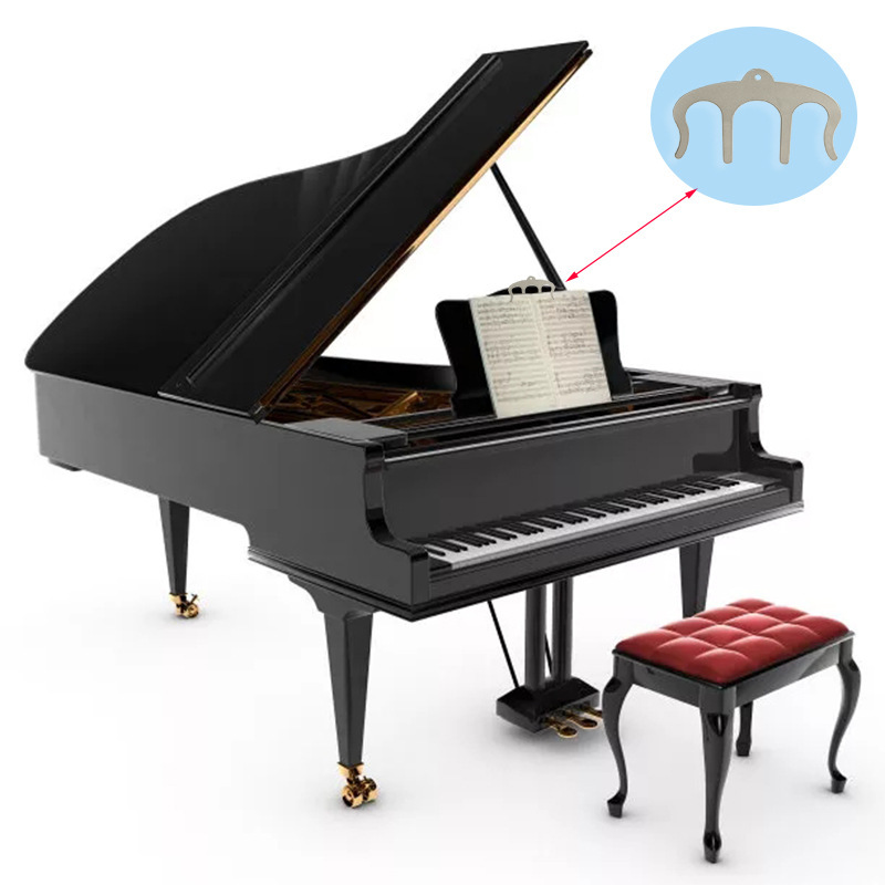 M-shaped Music Clip Bookmark Book Clip piano Music Clip Page Holder