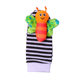 Baby Wrist Strap Socks Hand Rattle Cartoon Plush Newborn Watch Strap 0-3 Years Old Baby Toy Plush