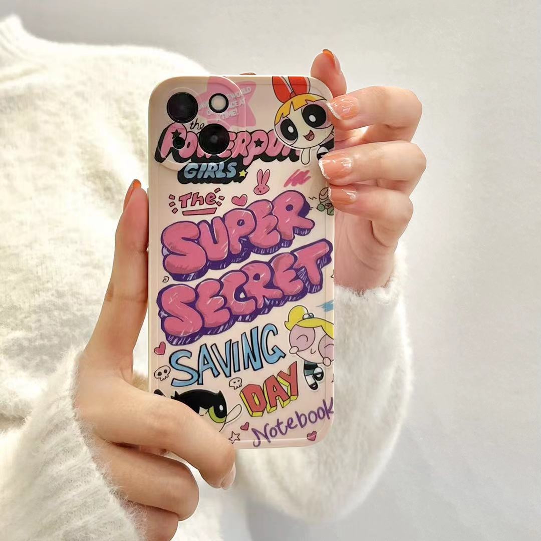 iPhone11promax手機殼14保護殼蘋果12全包可愛防摔少女飛天小女警