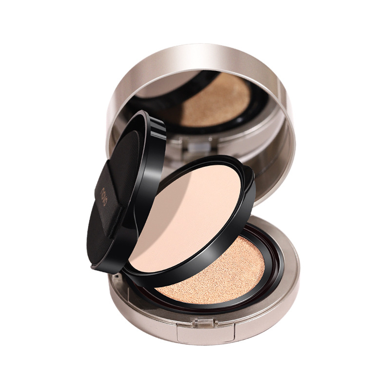 NOVO5861 double-layer air cushion powder cake two-in-one moisturizing concealer makeup waterproof not easy to take off makeup for women