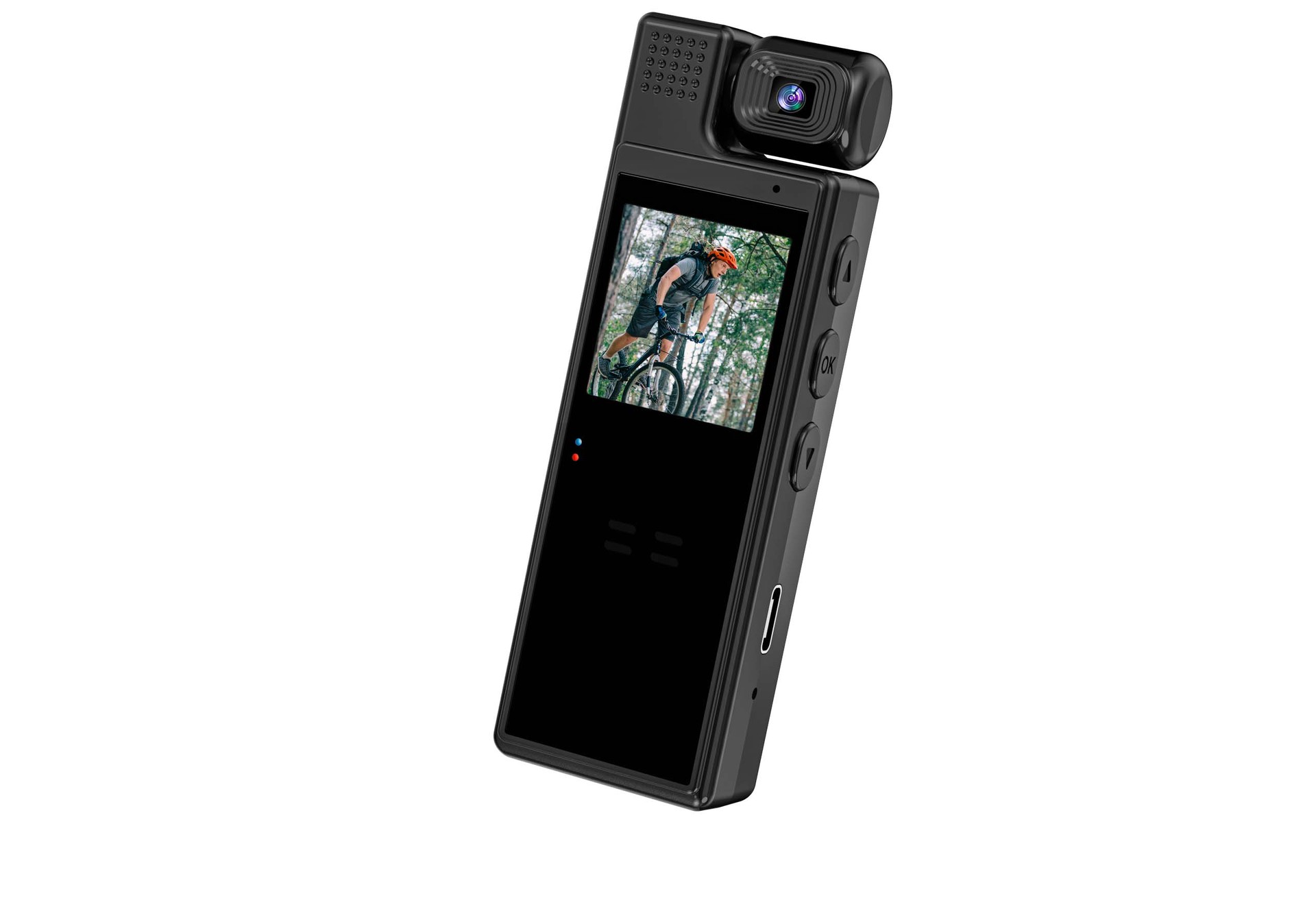 2024 HD recorder handheld back clip law enforcement instrument Gao Qing night vision portable camera intelligent sports recorder