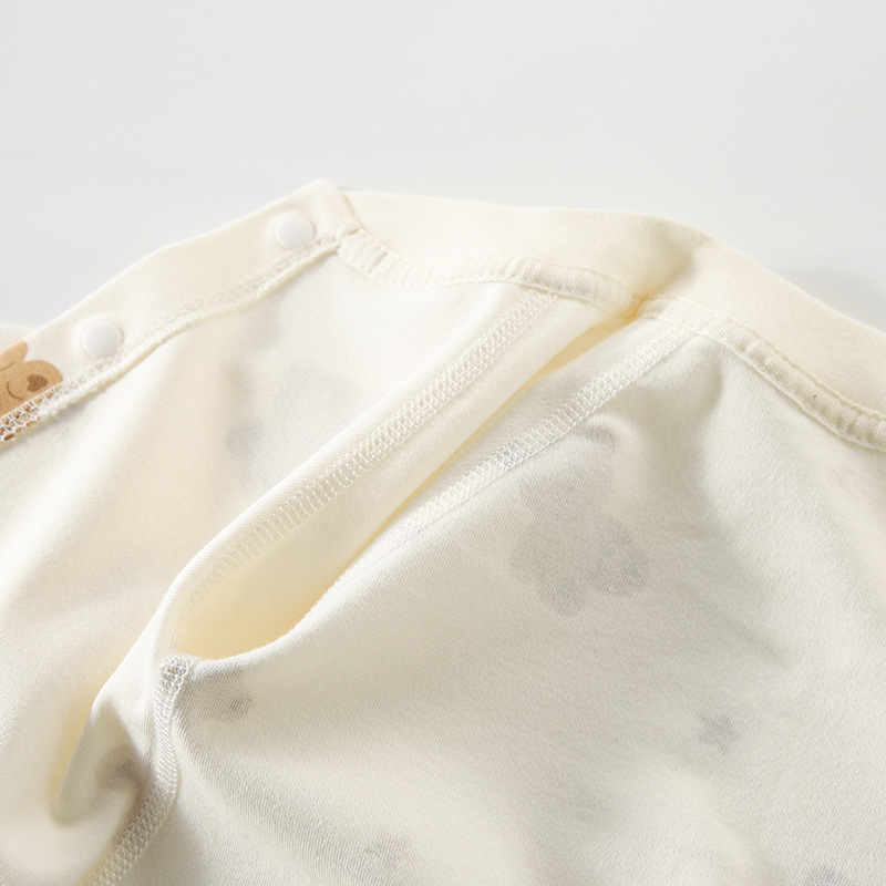 Spring and Autumn New Baby Jumpsuit Long Sleeve Baby Hare Clothes Pure Cotton Base Underwear Newborn Climbing Wear Boneless Pajamas