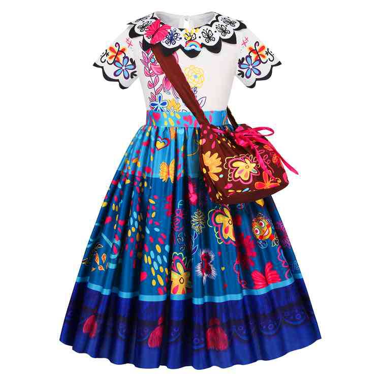 2022 Magic Full House Children's Dress Isbela cosplay Amazon Foreign Trade Dress Mirabe Girl Princess Dress