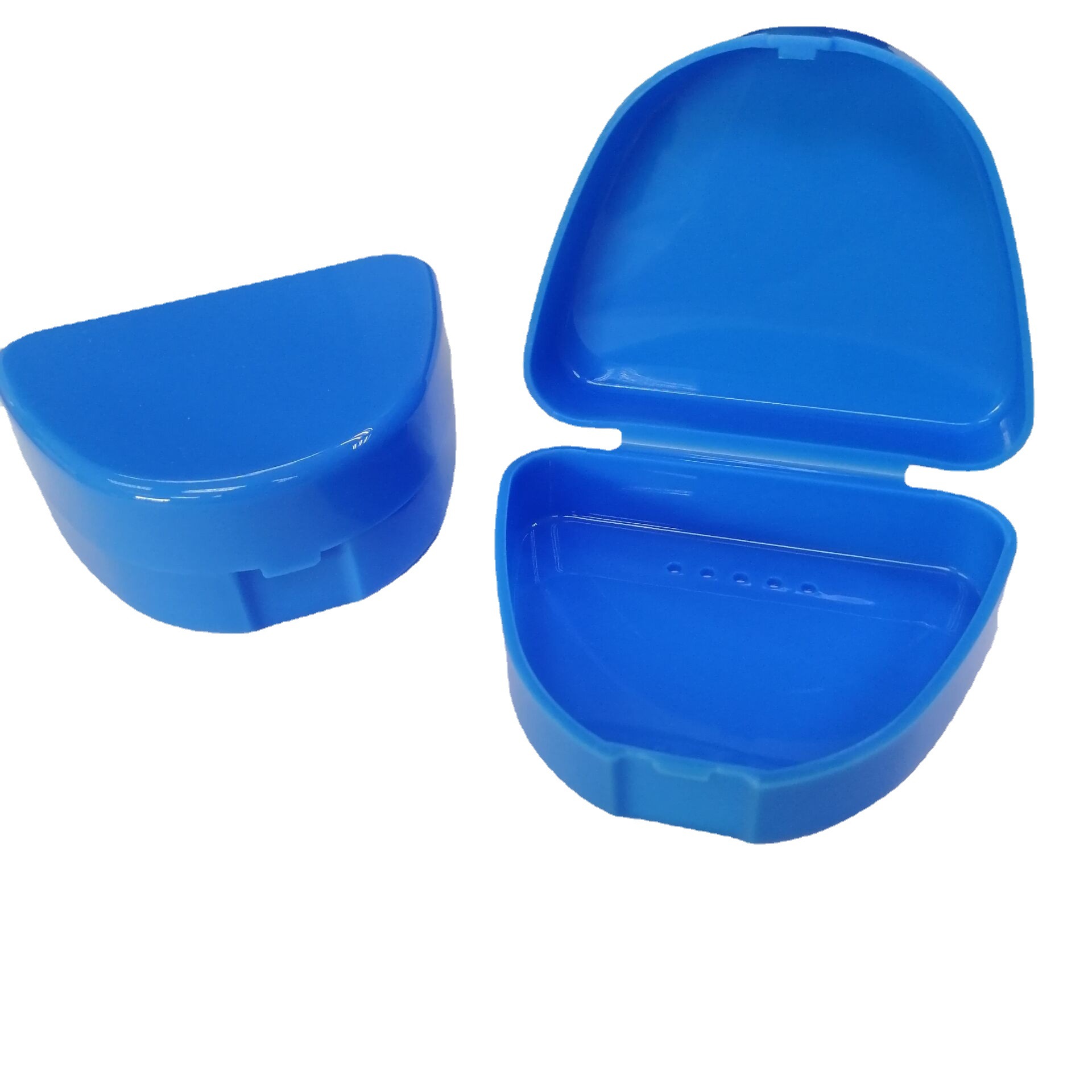 In stock storage box braces protective box plastic transparent PP storage box braces box Orthodontic Retainer Box