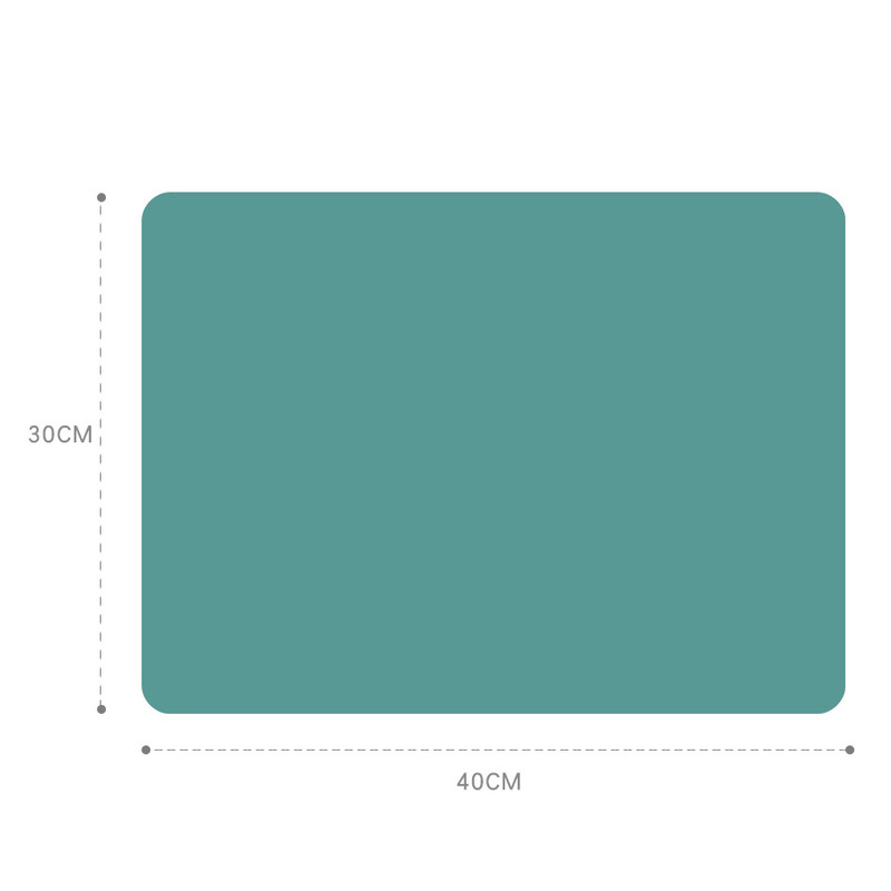 40*30 センチメートルモランディカラーシリーズシリコンマット北欧スタイル子供用ダイニングマット耐熱カップポットテーブル|undefined