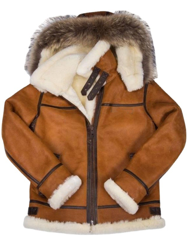 2023 Europe and the United States cross-border winter youth solid color fur one-piece coat no belt fit casual zipper coat