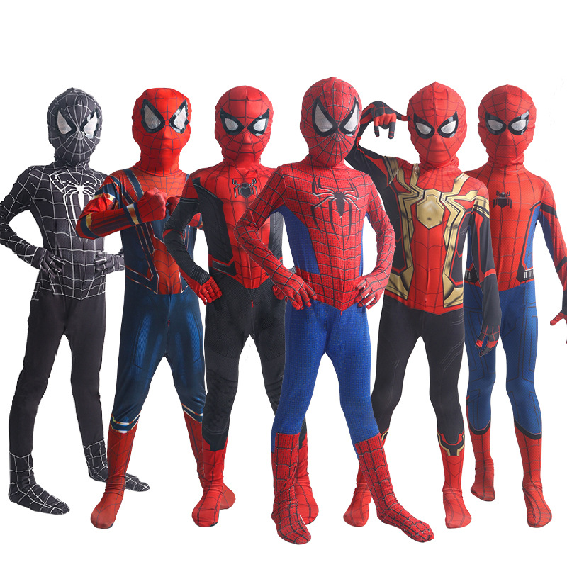 Spider-Man Tight Expedition Adult cosplay Anime Costume Halloween Kids Miles Body Clothes