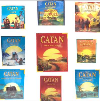 Cross-border hot selling English version full series CATAN board game CATAN adult educational leisure toy game card