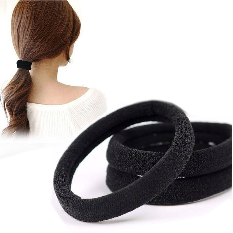 Small gift Korean seamless hair ring high elastic simple basic hair rope hair rubber band Yiwu dollar store