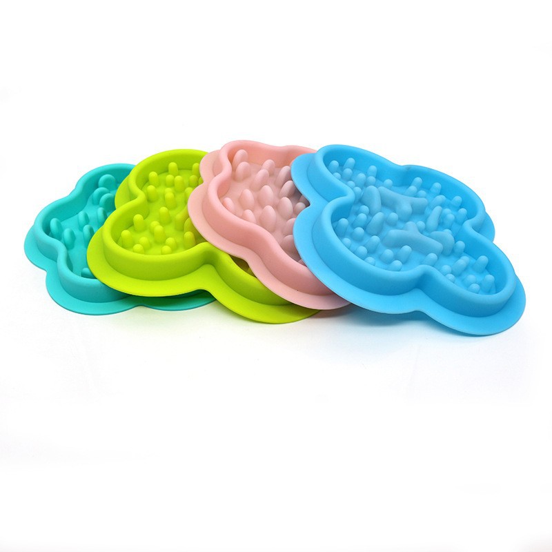 Cross-border Silicone Pet Slow Food Bowl Slow Food Mat Anti-choking Anti-knock Pet Lick Mat Dog Cat Pet Supplies