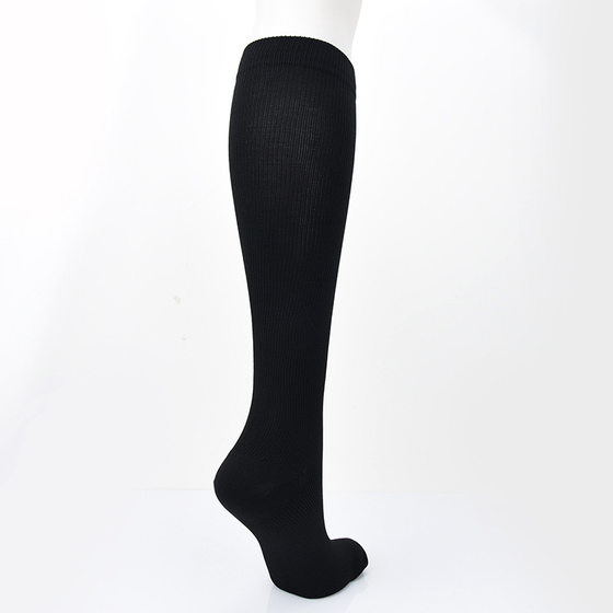 Solid Color Sports Compression Socks Anti-flexure Compression Socks Running Stretch Socks Suitable for Nurse Wrap Calf