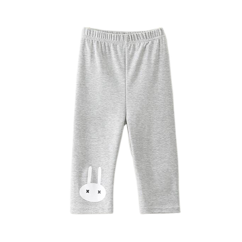 Girls' Capri Pants Summer Thin Children's Wear Leggings Slim-fit Girls' Printed Pants Cute Baby's Capri Pants