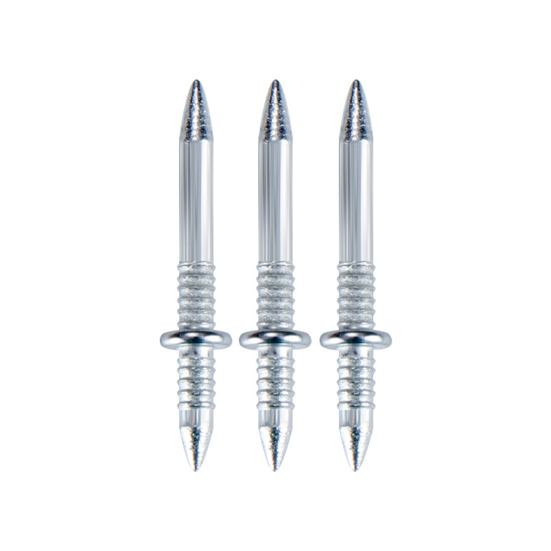 Invisible nail double-headed nail skirting line traceless nail wood veneer fixed nail electroplating anti-rust expansion screw horn nail