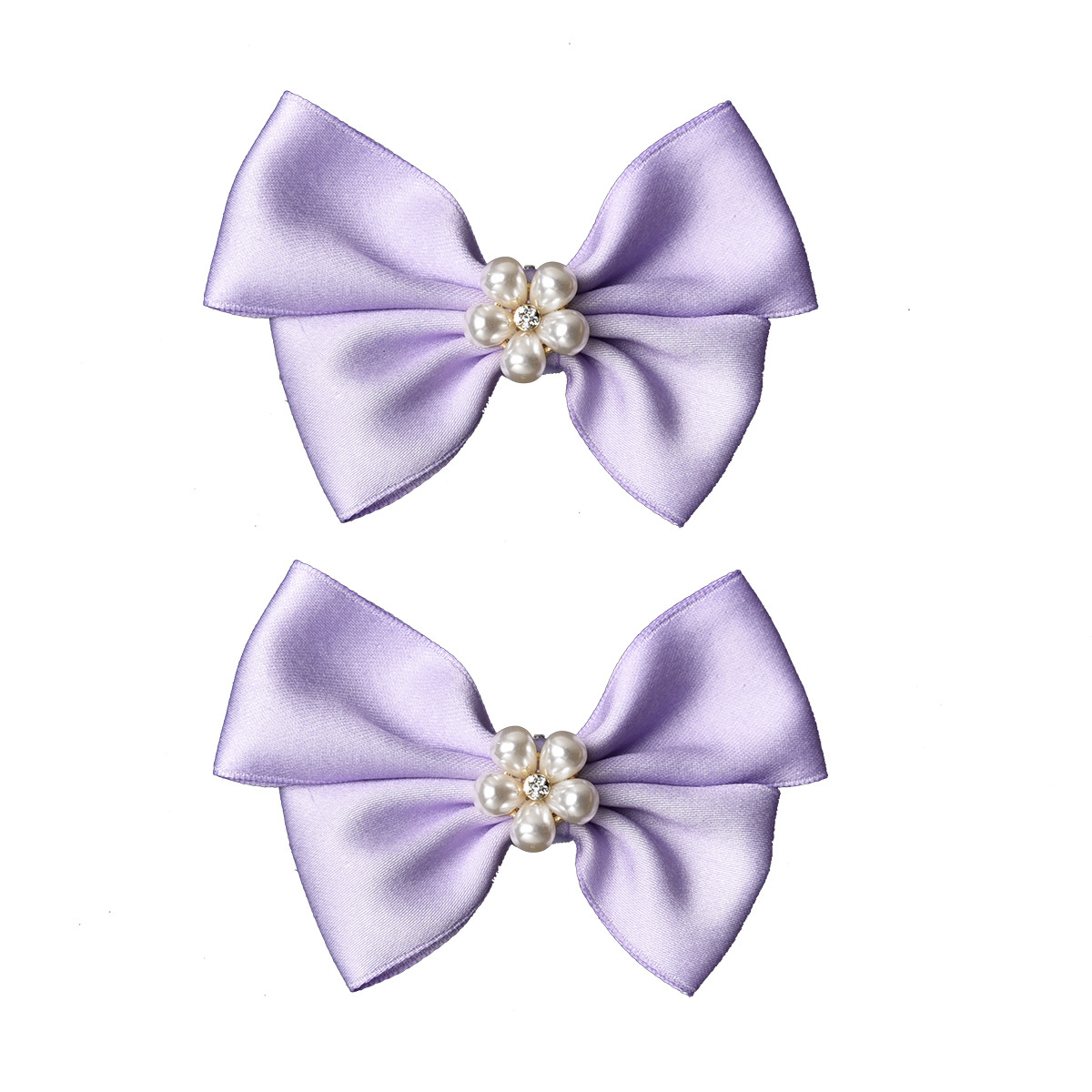 Bridal Wedding Accessories White Bow Alloy Decorative Shoe Buckle Wedding Shoes Decoration 2 One Set of European and American Cross Border