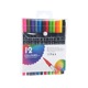 12 color black rod new watercolor pen