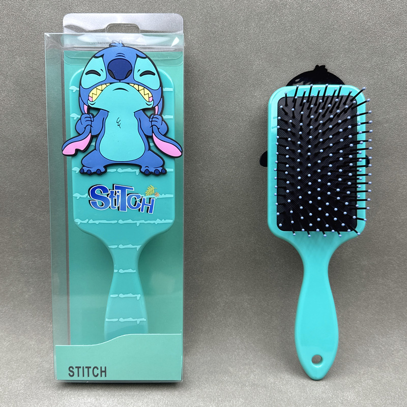 Children's cartoon air cushion comb cute portable comb girl comb baby Minnie stitch airbag massage hair comb