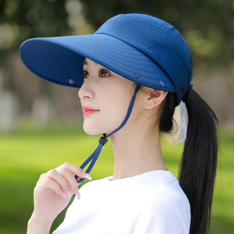 Hat Women's Summer Sunscreen Face Covering Full Face UV Protection Big Eaves Tea Picking Sun Hat