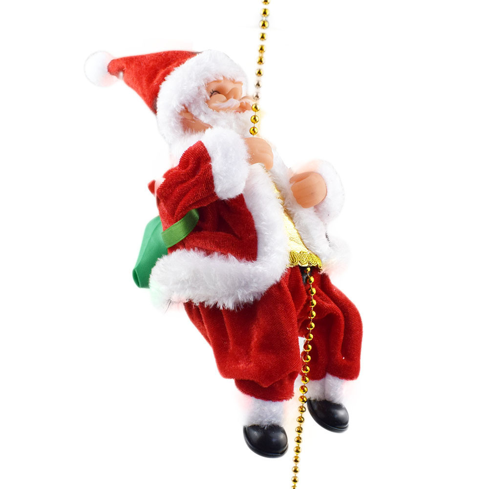 Ladder Climbing Elder Climbing Beads Climbing Rope Santa Claus Doll Christmas Decorations Children's Toys Gifts Cross Border