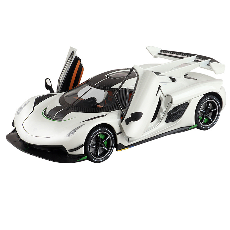 Large Koenigseg 1:24 Car Model Simulation Alloy Super sports car Children's Toy Car Car Model Boy's Collection
