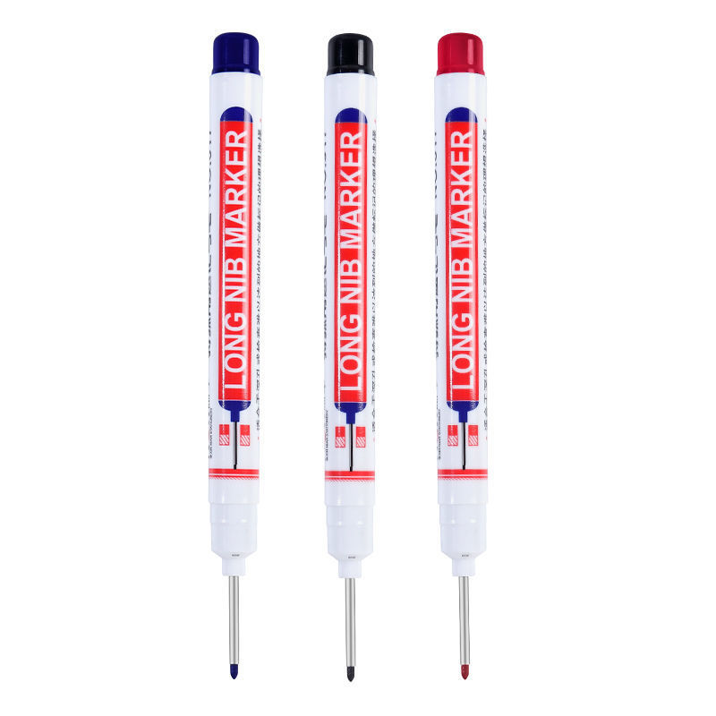 Long head marking pen 20mm woodworking marking pen deep mouth tile marking pen lengthened punching notes oil pen